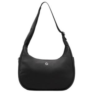 Lululemon Переработанный нейлоновый женский мини рюкзак через плечо черный, Black