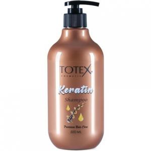 Кератиновый шампунь для волос унисекс премиум-класса для быстрого восстановления поврежденных волос 500 мл Totex