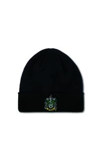 Вязаная шапка Гарри Поттер - логотип Слизерина Logoshirt, черный