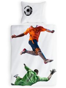 Хлопковое постельное белье. Укрепите детское постельное белье в футболе. Cats Collection, 135 x 200 см