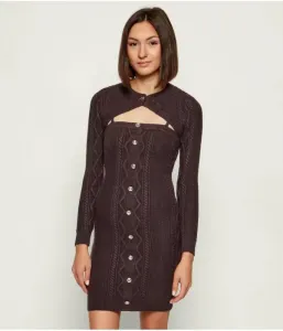 Платье Guess Jeans, коричневый