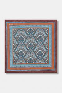 Шелковый нагрудный платок Eton, оранжевый