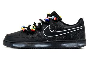 Nike Кроссовки Court Vision с противоскользящим износостойким низким верхом для скейтборда унисекс, черно-белые