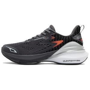 361° Износостойкие, нескользящие, низкие, повседневные кроссовки для бега, мужские, серо-черные