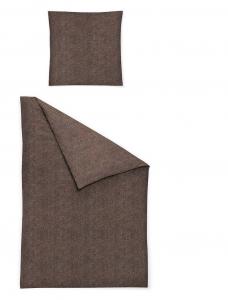 Комплект пушистого хлопкового постельного белья Irisette Норка 8835 шоколад 135 х 200 см + 1 х наволочка 80 х 80 см