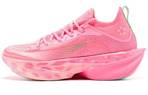 QIAODAN Кроссовки женские Feiying Plaid 2.0 с низким верхом, ярко-розовые