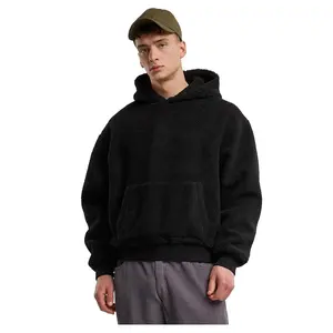 Худи Urban Classics Oversized Teddy, черный