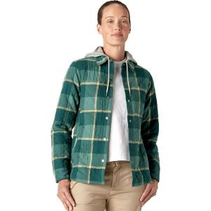 Куртка Dickies Hooded Flannel Shirt Dickies, Mallard Campside Plaid