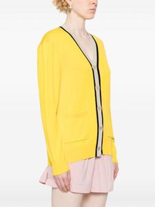 Patou кардиган с логотипом, желтый