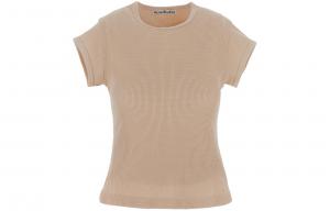 Acne Studios Футболка с логотипом Soft Pink Dky