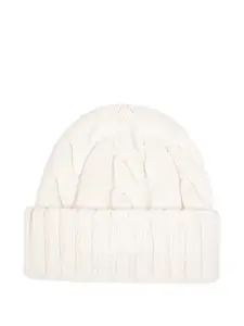 Шерстяная шапка в резинку с косами MC2 SAINT BARTH, белый