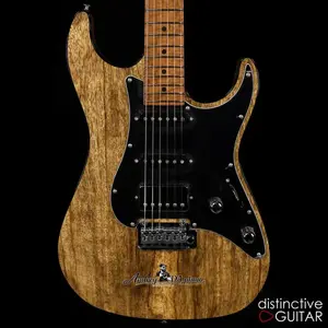 Suhr Standard Custom - Натуральный черный лимба и обжаренный клен Birdseye