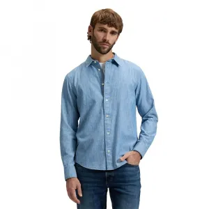 Рубашка с длинным рукавом Lee 112376561, синий