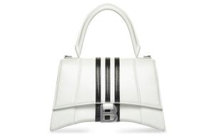 Balenciaga Сумка через плечо Adidas Collaboration Hourglass Cow Leather, кроссбоди, женская белая