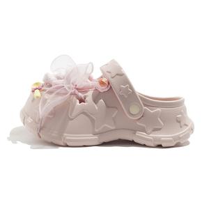 BEIER Клоги женские розовые с завязками в виде кролика, цвет Pink A Bunny Shoelace Clogs