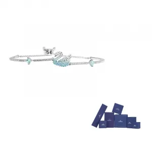 Swarovski Родированная браслет для женщин Blue