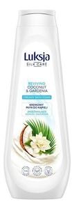 Кремовая жидкость для ванн - освежающий кокос и гардения 900мл Luksja, Silk Care