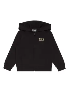 Спортивный костюм с логотипом Emporio Armani Kids, черный