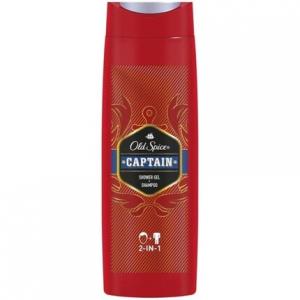 Капитан гель для душа и шампунь для мужчин 400мл, Old Spice