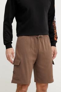 Хлопковые шорты The North Face, коричневый