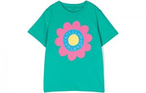 Детская футболка Stella McCartney, зеленый