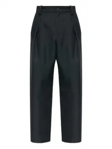 Плиссированные брюки A.P.C., черный