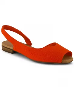 Женские сандалии Briella с открытым носком на плоской подошве и ремешком вокруг пятки TOMS, оранжевый