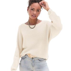 Женский свитер с пуговицами на спине Lascana, Ivory