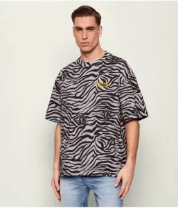 Футболка relaxed fit Just Cavalli, серый