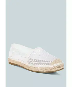 Манара Mesh Эспадрильи Лоферы Женские London Rag, белый