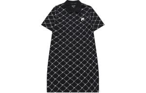 FILA Женские шорты-платье с рукавами, цвет Black