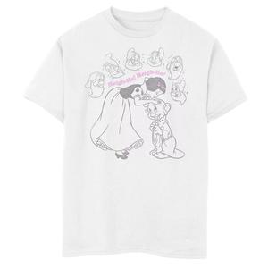 Футболка с рисунком Heigh-Ho Line Art для мальчиков 8–20 лет Disney «Белоснежка и семь гномов» Disney