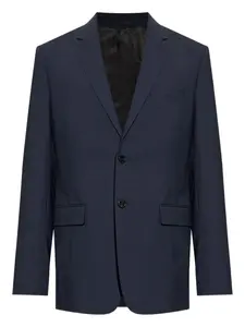 Однобортный блейзер Theory, синий