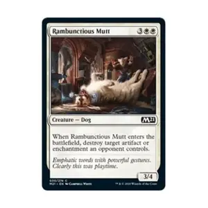CCG Неугомонный дворняга (C), MTG - Core Set 2021