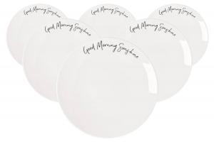 Десертная тарелка Villeroy & Boch Sunshine Statement 6er Set, белый - фарфор - 22 х 3 х 22 см