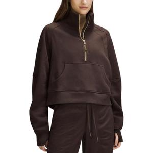 Свитшот серии Scuba для женщин Lululemon, коричневый золотой