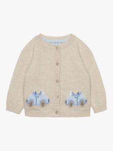Детский кардиган Benji Car Trotters, Oatmeal