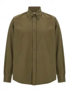 Рубашка с манжетами и застежкой на пуговицы Cellar Door, зеленый