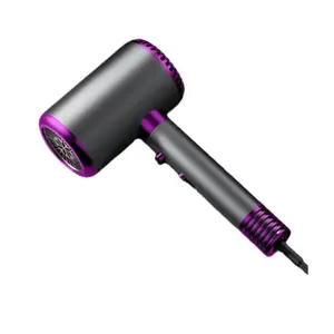 Wafne Электрический фен для волос горячий и холодный воздух для домашнего использования отрицательные ионы бережный уход за волосами синий свет бесшумный 8802