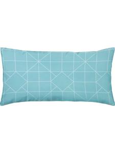 Наволочка из атласа Мако синего цвета Erwin Müller, 40 x 80 см