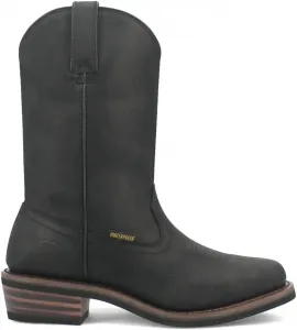 Мужские рабочие ботинки Dan Post Las Cruces 12 дюймов водонепроницаемые с композитным носком - черные, черный