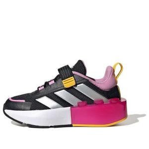 Кроссовки tech rnr эластичные шнурки и верхний ремешок x lego Adidas, черный