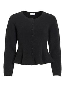 VILA Кардиган 'VILUNA' вязаный, черный