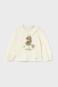 Детский лонгслив Mayoral, зеленый