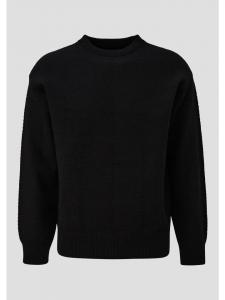 Вязаный свитер в цвете 9999_черный QS