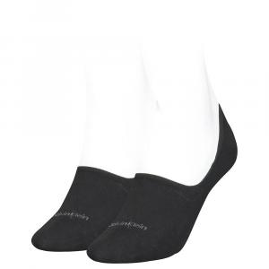 Носки Calvin Klein Footie Mid Cut 2 шт, черный