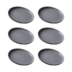 Тарелка для завтрака Десертная тарелка Jasper ø 19,0 см, набор из 6 шт. Ritzenhoff & Breker, черный