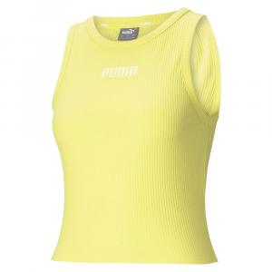 Футболка без рукавов Puma Modern Basics Ribbed, желтый