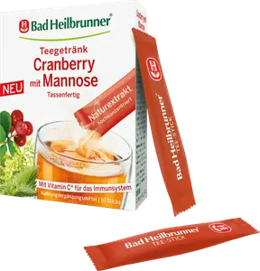Чай фруктово-клюквенный с маннозой (10 шт.) 12 г. Bad Heilbrunner