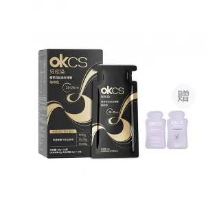 OKCS Гель для легкого окрашивания волос черная краска для волос натуральная для маскировки седины в домашних условиях паста для окрашивания волос